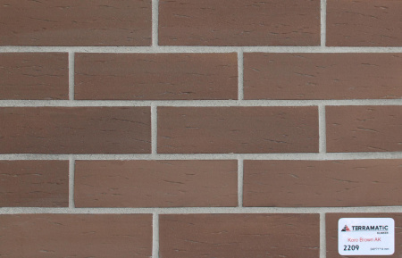 Клинкерная плитка Koro Brown AK 2209