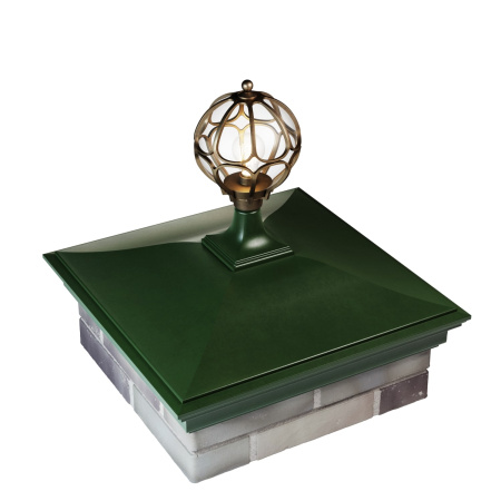 Колпак MONBLAN 520 х 520 на 2 кирпича под фонарь