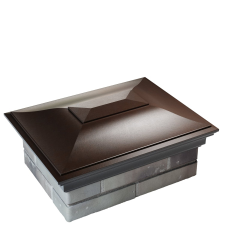 Колпак MONBLAN 385 х 520 с посадкой 2 х 1,5 кирпича