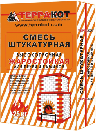 Штукатурка жаростойкая 25кг.