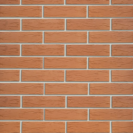 Облицовочный кирпич Кротовский 1НФ красный "Кора дуба"