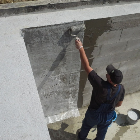 Полимерцементная гидроизоляция IZOWEL 3 кг. в комплекте со стеклотканью 1,5м2