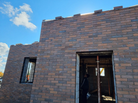 Облицовочный кирпич Белебеевский одинарный 1НФ Флеш Медиум