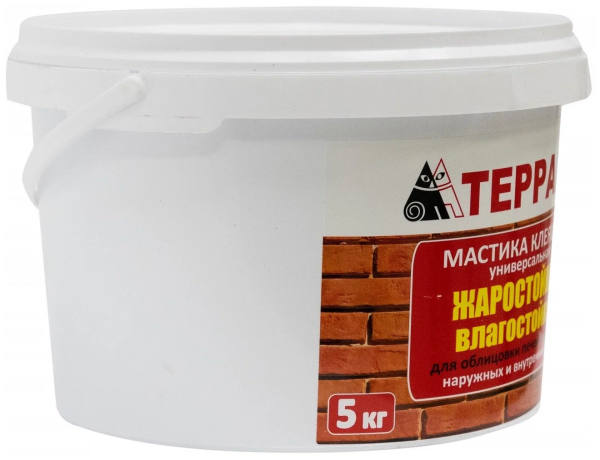 Мастика жаростойкая Терракот 5 кг. Мастика жаростойкая Терракот 5 кг.
