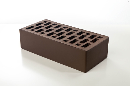 Облицовочный кирпич КОРИЧНЕВЫЙ гладкий 1 NF, BRAER