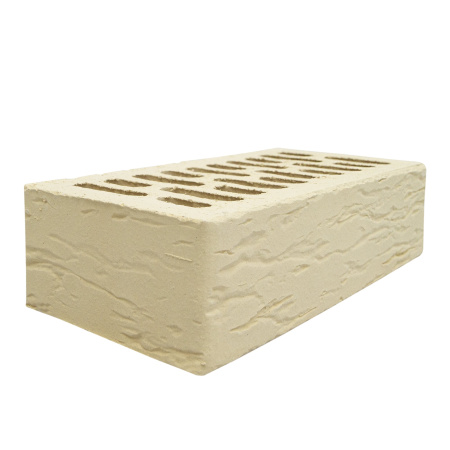 Облицовочный кирпич Кротовский одинарный 1НФ "Имбирь" Кора дуба