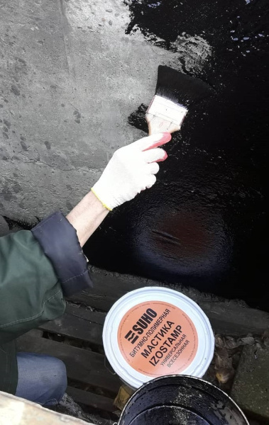 Битумно-полимерная мастика IZOSTAMP