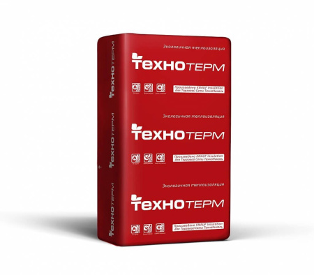 Плита минераловатная тепло-звукоизоляционная ТехноТерм TS 038 Aquastatik 1220х610х50 мм 16 шт