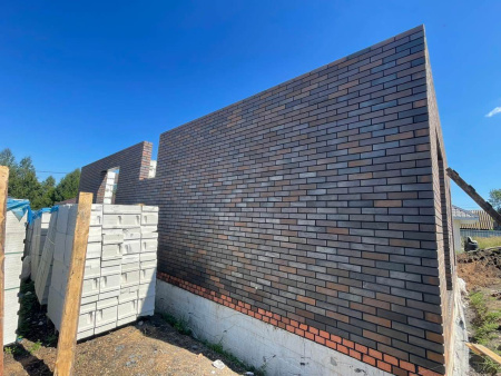 Облицовочный кирпич одинарный 1НФ Флеш-обжиг "Патина" "Вавилон"