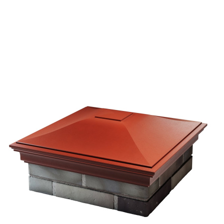 Колпак MONBLAN 520 х 520 на 2 кирпича под фонарь