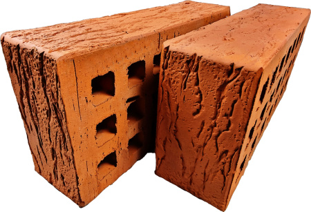 Облицовочный кирпич Саранский одинарный 1НФ красный ольха М150