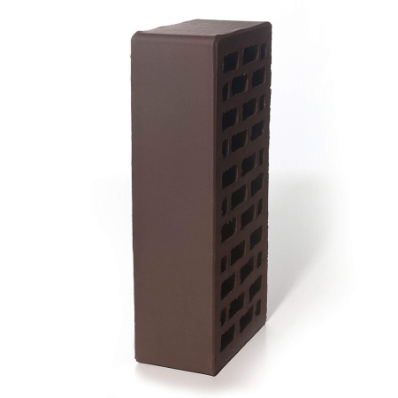 Облицовочный кирпич КОРИЧНЕВЫЙ гладкий 1 NF, BRAER