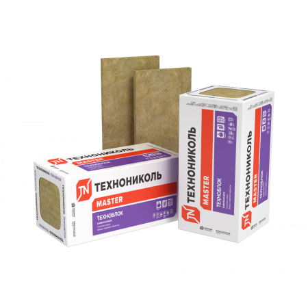 Базальтовый утеплитель ТехноНИКОЛЬ Техноблок Стандарт 1200х600х50 мм (8 ПЛИТ, 5,76 КВ.М)