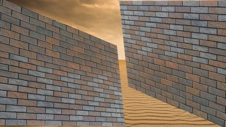 Облицовочный кирпич Флеш-обжиг Готика "Вавилон" 1НФ